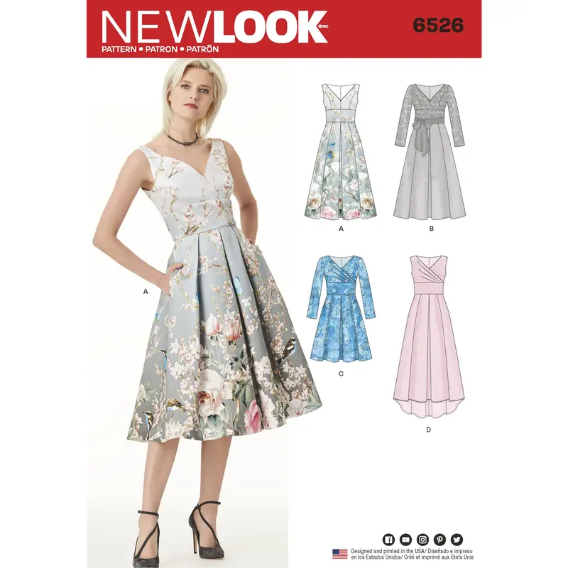 Nl6526 Women's Dress Pattern 2
