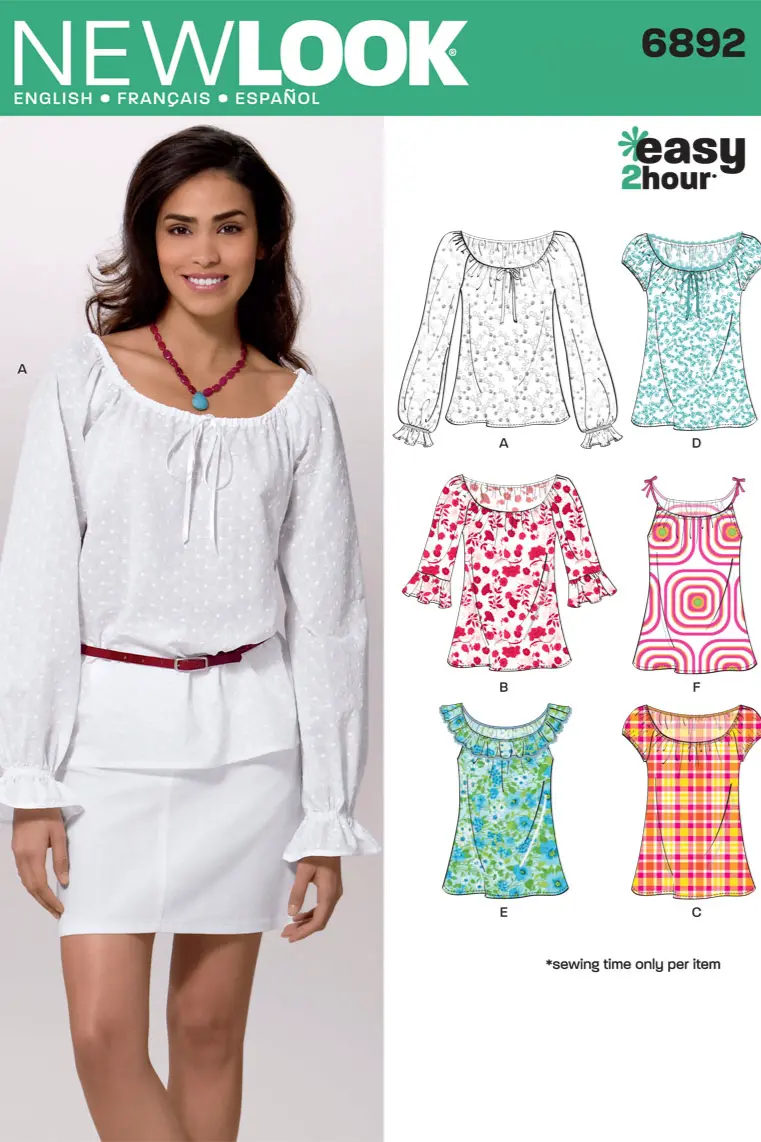 Nl6892 Misses Tops Pattern | Easy 1