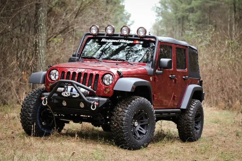 Omix 4-Piece Fender Flare Kit- 07-18 Jeep Wrangler Jk 1