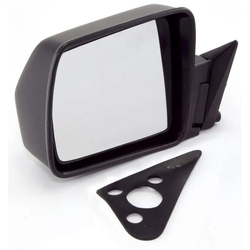 Omix Black Manual Left Side Mirror 84-96 Cherokee (Xj) 1