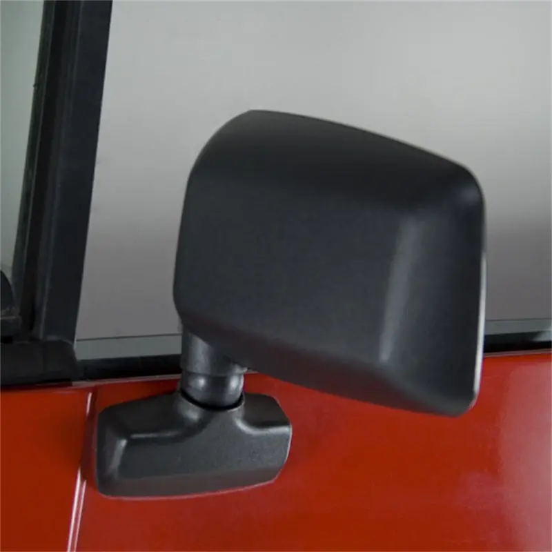 Omix Door Mirror Black Left- 87-95 Wrangler Yj 1
