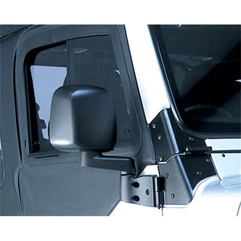 Omix Door Mirror Black Right- 87-06 Wrangler 1