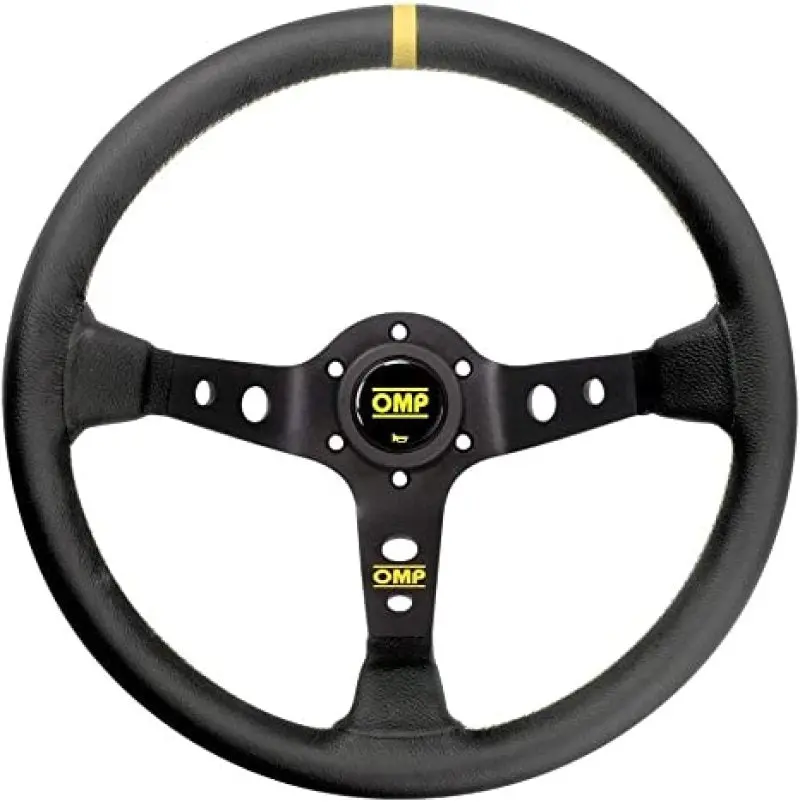Omp Corsica Steering Wheel In Leather - Black 1