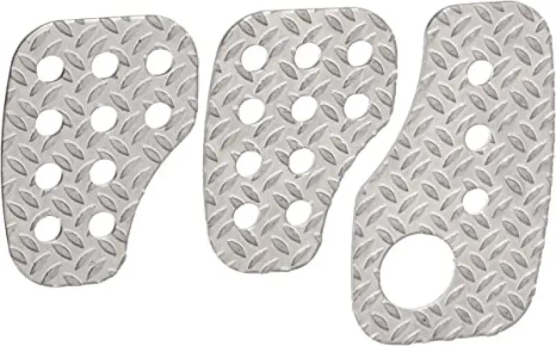 Omp Knurled Sand-Blasted Aluminum Pedals (Set Of 3) 1