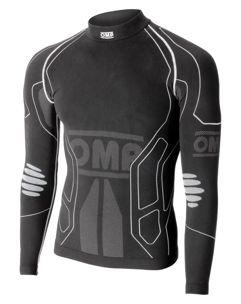 Omp Ks Winter Shirt Black - Size 8-10 Years (For Children) 1