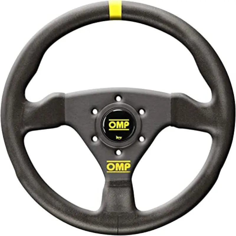 Omp Trecento Steering Wheel - Small Suede (Black) Leather 1