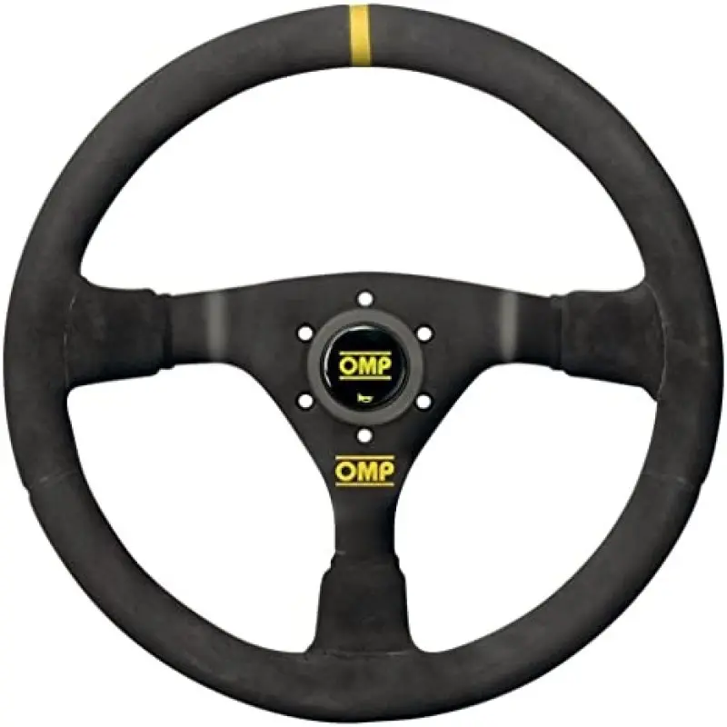 Omp Wrc Steering Wheel - Large Leather (Black) 1