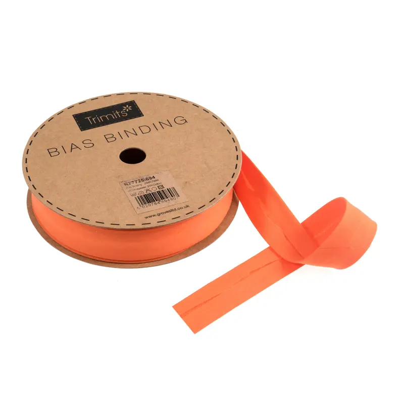 Orange Bias Binding | 25Mm Width 1
