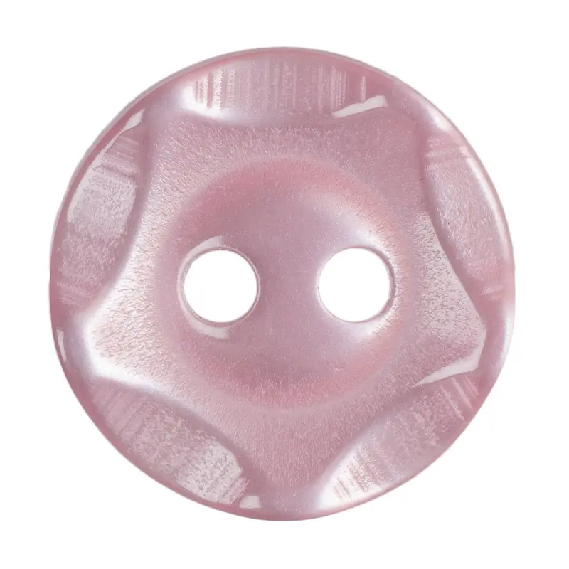 Pink Bevelled Star Buttons 1