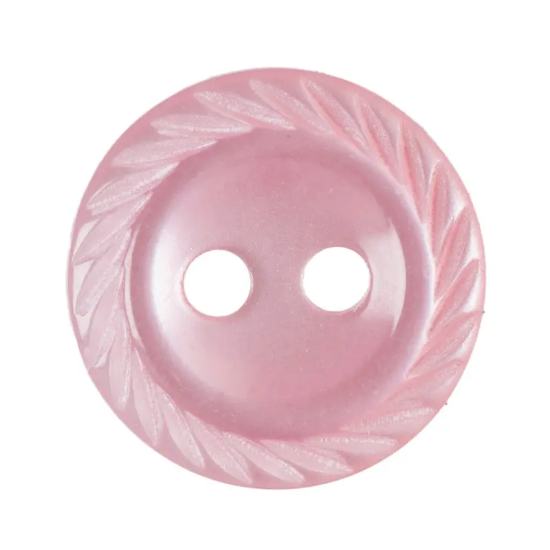 Pink Decorative Edge Blouse Buttons 1