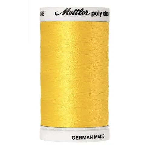 Polysheen Embroidery Thread 800M 0310 Yellow 1