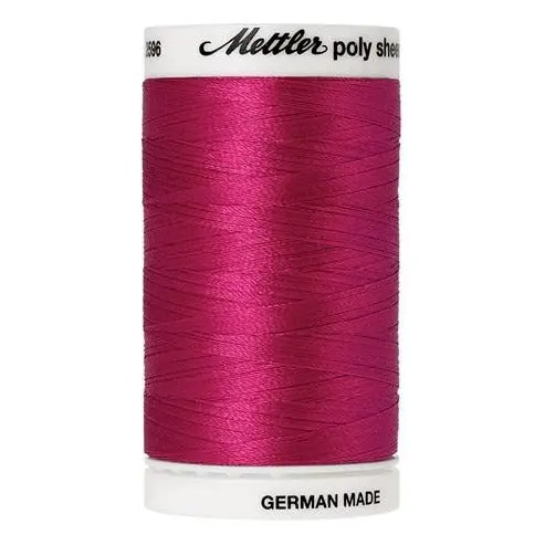 Polysheen Embroidery Thread 800M 2300 Bright Ruby 1