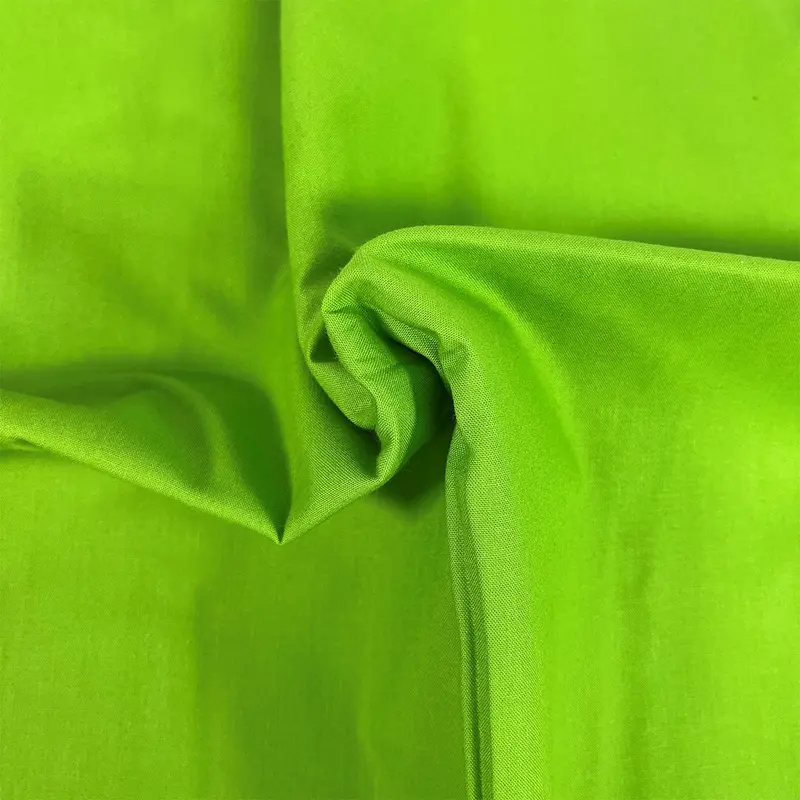 Premium Organic Cotton Solid Fabric, Bright Green 1