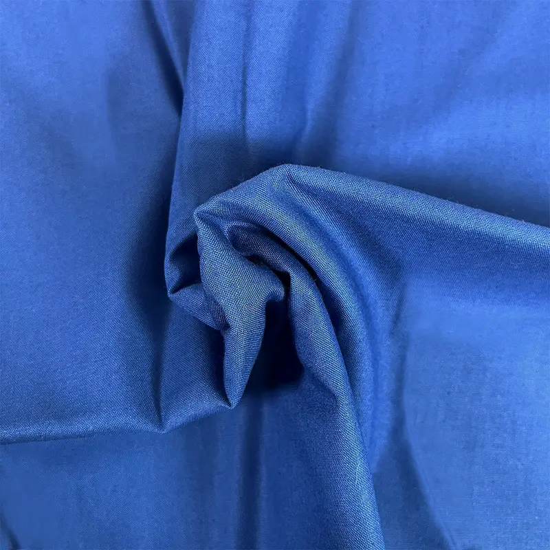 Premium Organic Cotton Solid Fabric, Cobalt 1