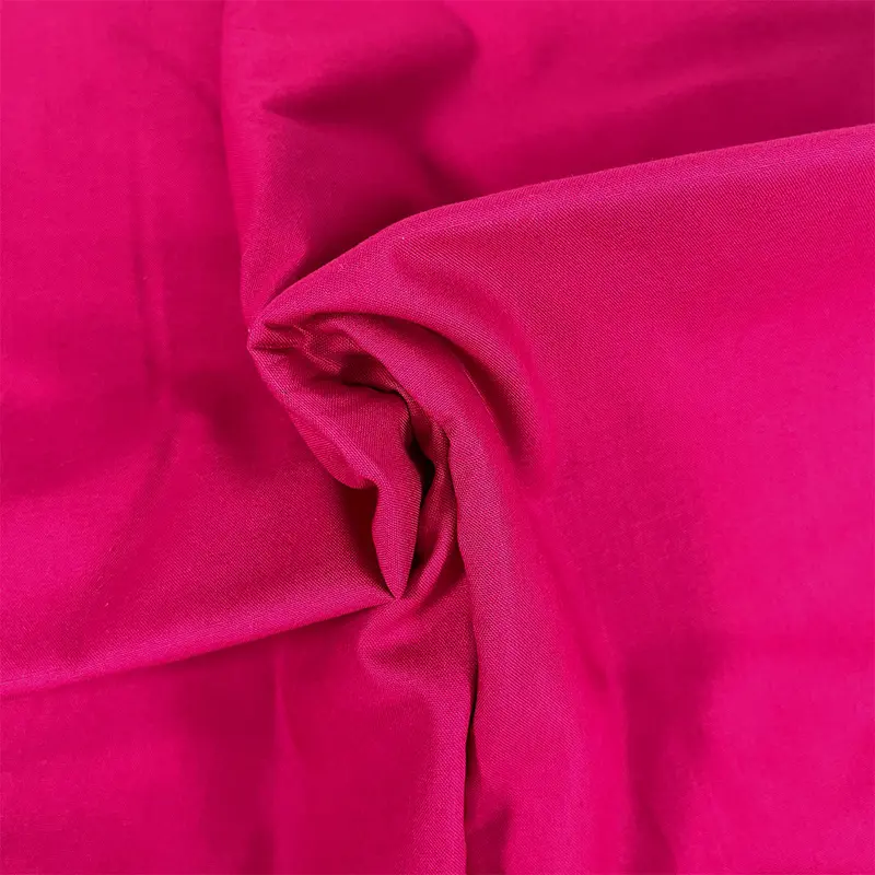 Premium Organic Cotton Solid Fabric, Fuschia 1