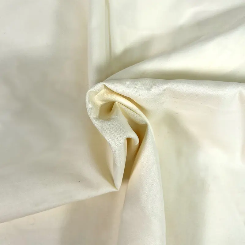 Premium Organic Cotton Solid Fabric, Ivory 1