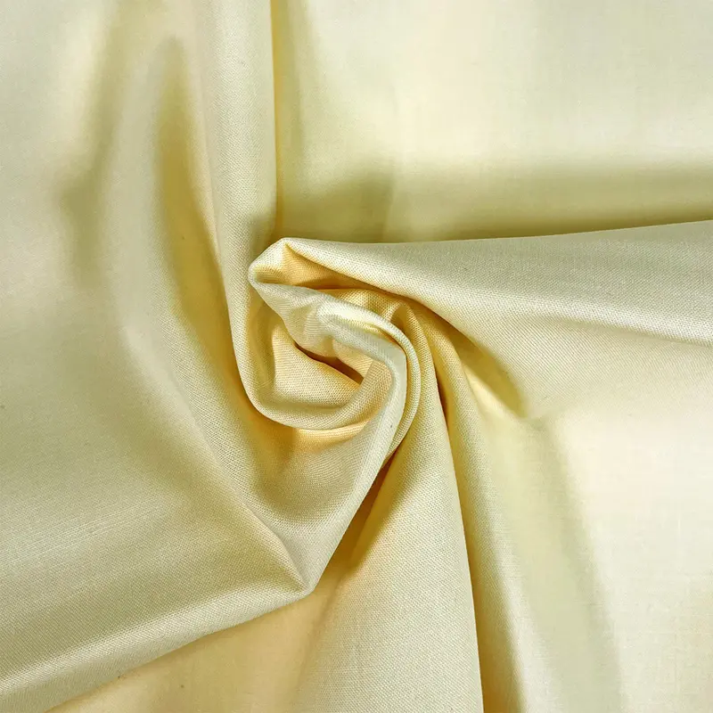 Premium Organic Cotton Solid Fabric, Lemon 1