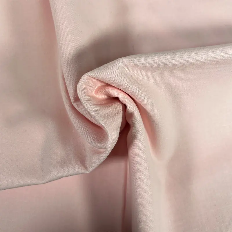 Premium Organic Cotton Solid Fabric, Pale Pink 1