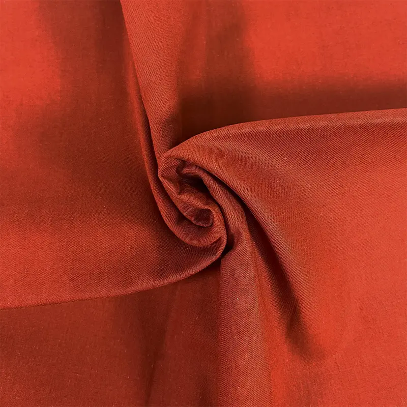 Premium Organic Cotton Solid Fabric, Rust 1