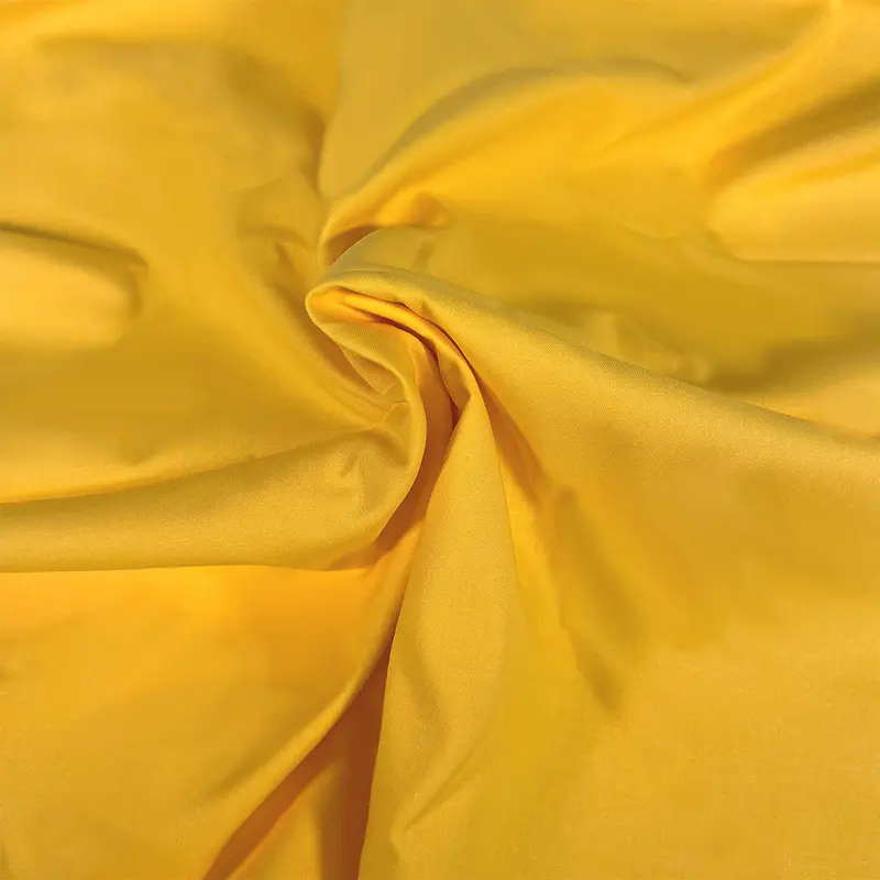 Premium Organic Cotton Solid Fabric, Sunshine 1