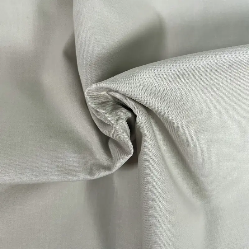 Premium Organic Cotton Solid Fabric, Taupe 1