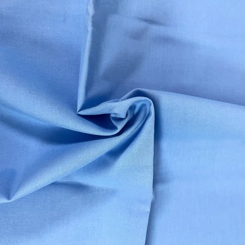 Premium Organic Cotton Solid Fabric, Topaz 1