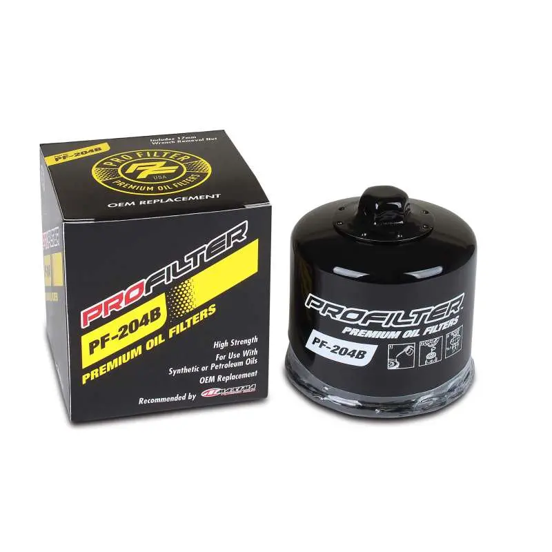 Profilter Arctic Cat/Honda/Kaw/Mv Agusta/Triumph/Yam Spin-On Black Various Performance Oil Filter 1