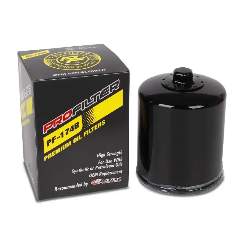 Profilter Harley Spin-On Black Various Performance Oil Filter 1