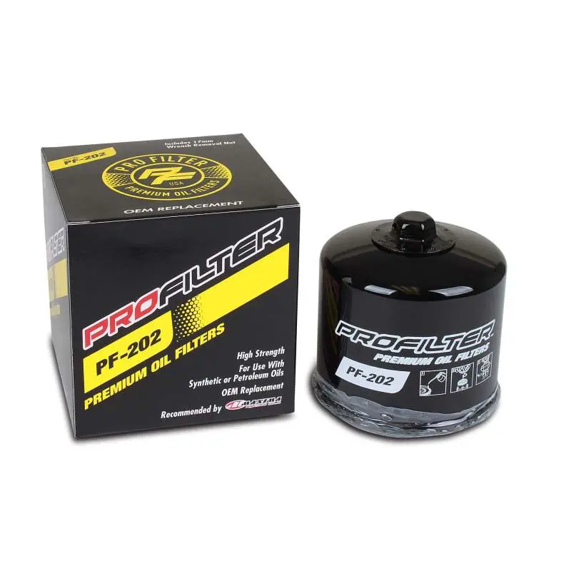 Profilter Honda/Kawasaki Spin-On Black Various Performance Oil Filter 1