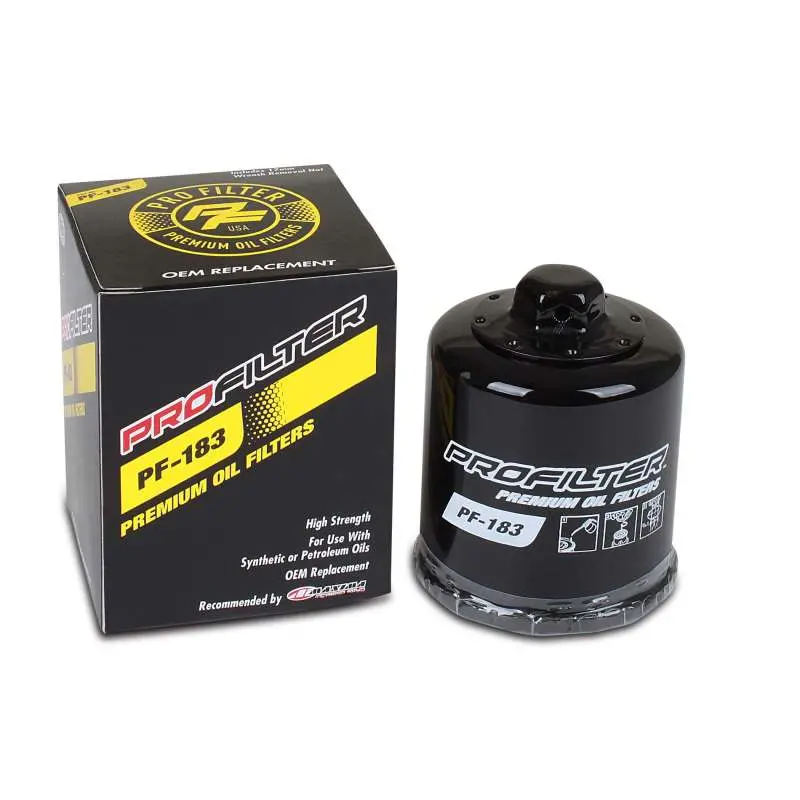 Profilter Italjet/Malaguti/Peugeot/Piaggio Spin-On Black Various Performance Oil Filter 1