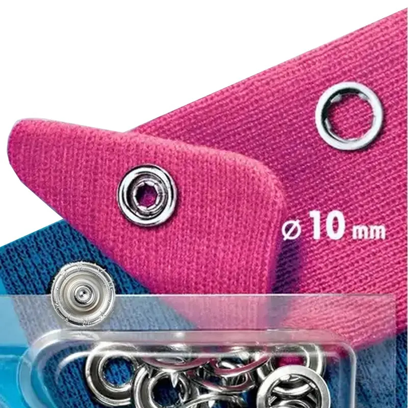 Prym 390107 Pack Of 10 Jersey Press Fasteners 10Mm 2