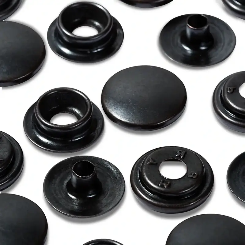 Prym 390200 Pack Of 10 Black Press Fasteners 15Mm Heavy 2