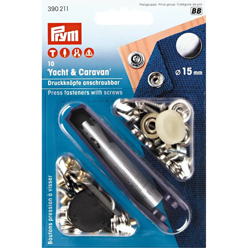 Prym 390211 Press Fasteners For Yacht, Caravan, Campervan 1