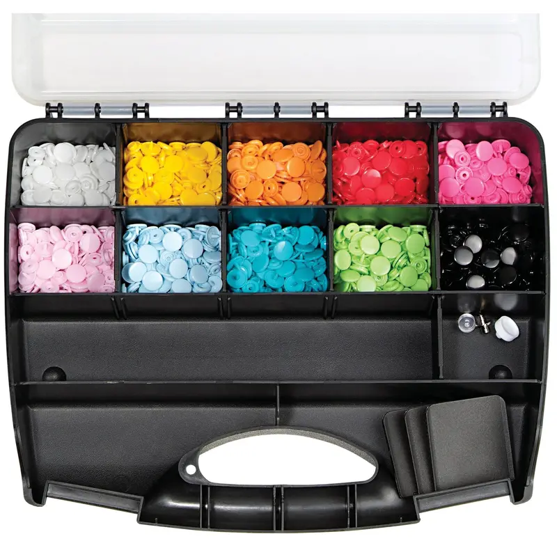 Prym 393900 Colour Snaps Assortment Set Of 300 2
