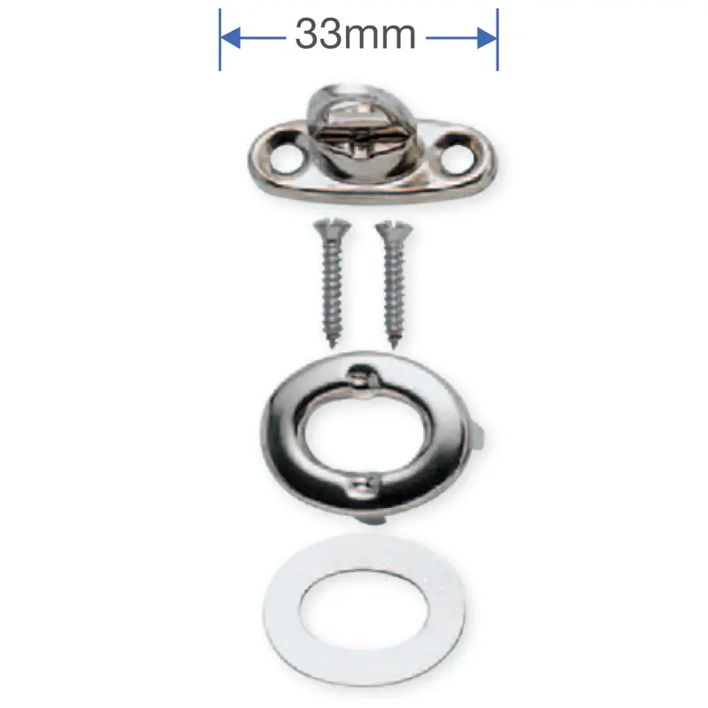 Prym 545510 Heavy Duty Turn Clasps Silver 33Mm 2