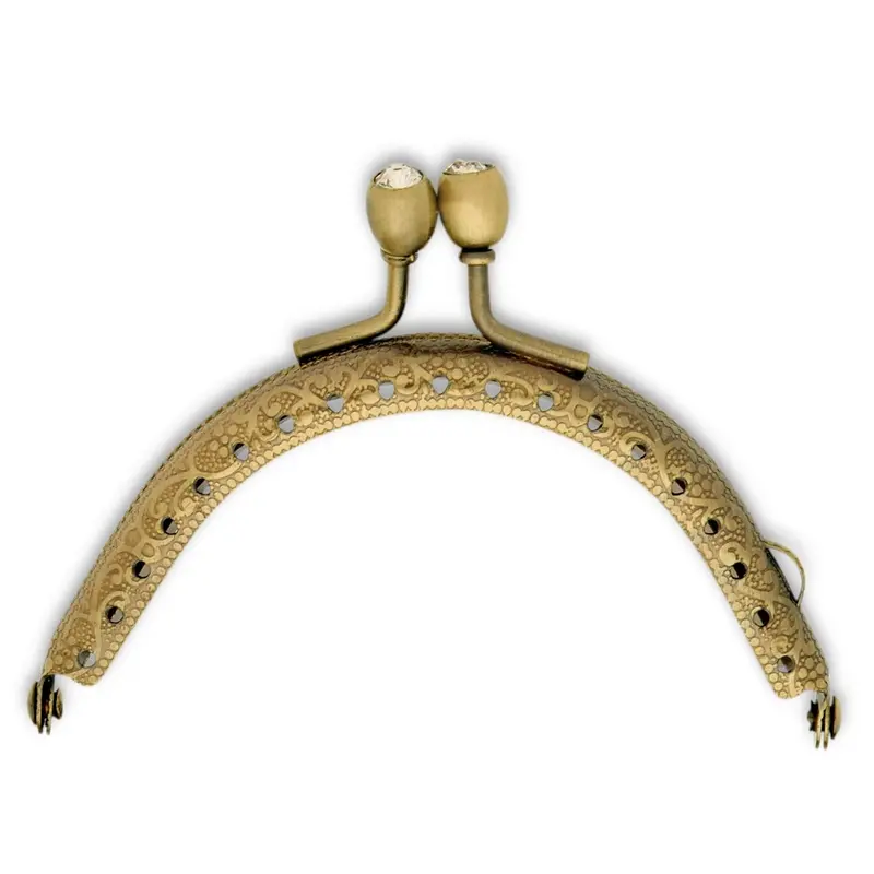 Prym Antique Brass Bag Fastening, Lorena 1