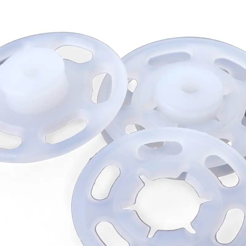 Prym Clear Plastic Press Studs, Sew-On Type 2