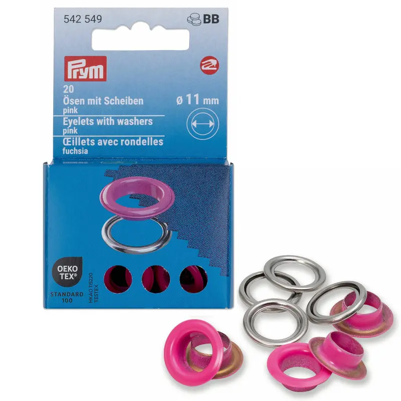 Prym Colour Eyelets 11Mm | Packs Of 20 10