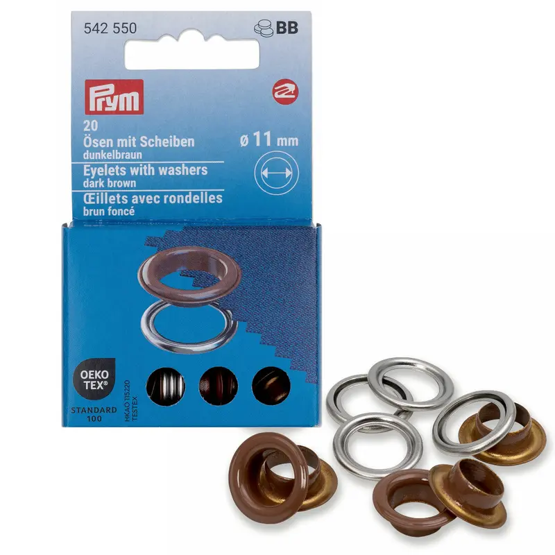 Prym Colour Eyelets 11Mm | Packs Of 20 11