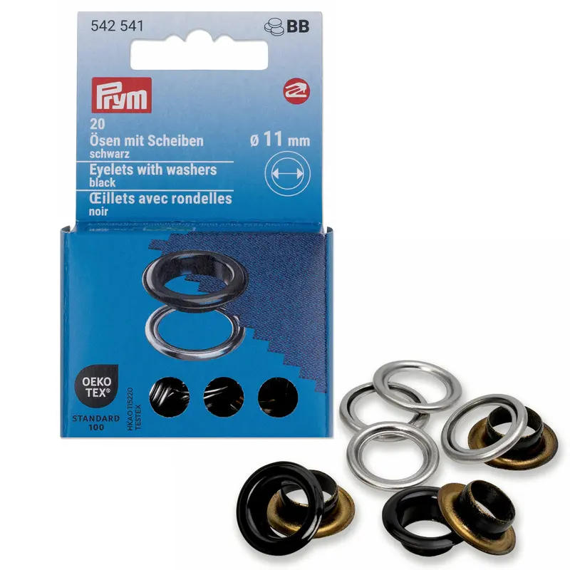 Prym Colour Eyelets 11Mm | Packs Of 20 3