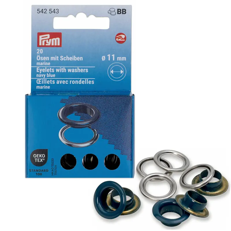 Prym Colour Eyelets 11Mm | Packs Of 20 4