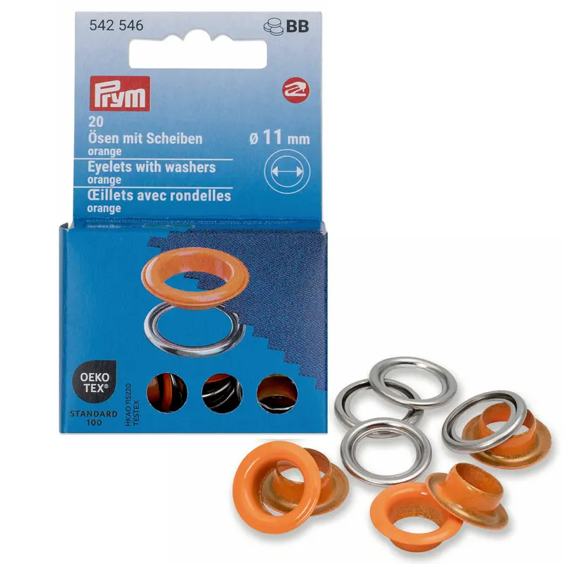 Prym Colour Eyelets 11Mm | Packs Of 20 7