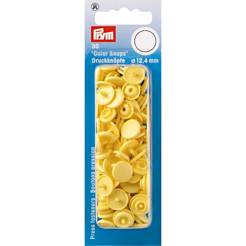 Prym Colour Snaps - Banana 1