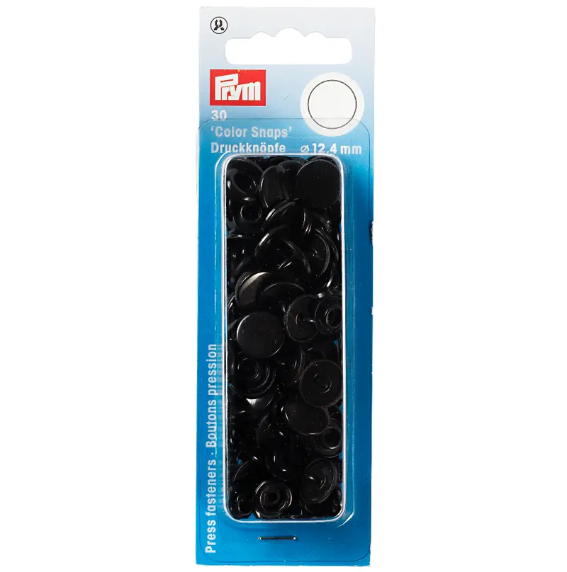Prym Colour Snaps - Black 1