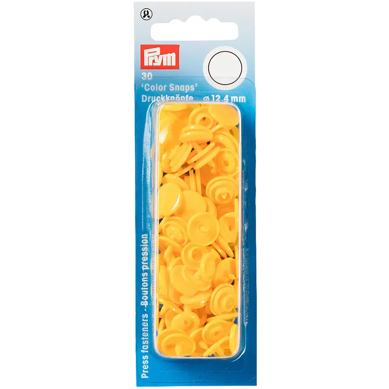 Prym Colour Snaps - Buttercup 1