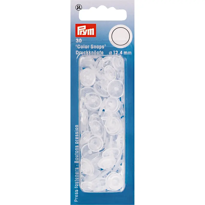 Prym Colour Snaps - Clear Matt 1