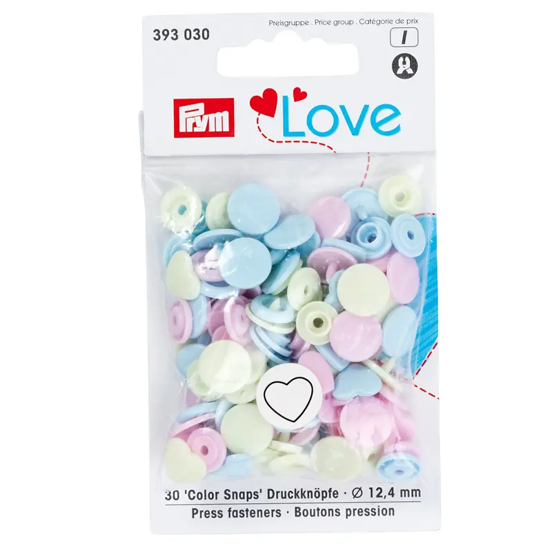 Prym Colour Snaps - Hearts 1