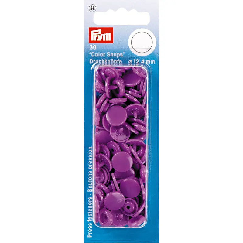 Prym Colour Snaps - Lilac 1