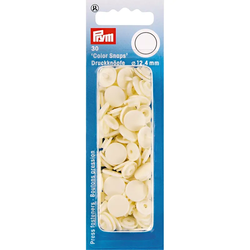 Prym Colour Snaps - Pearl 1