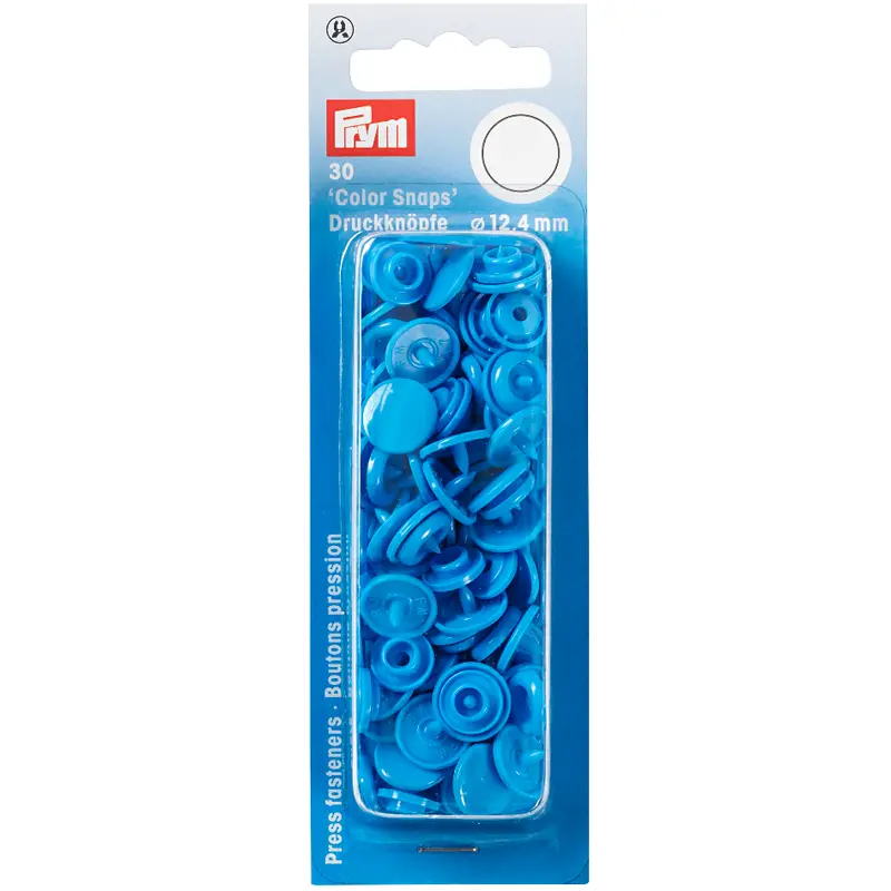 Prym Colour Snaps - Saxe Blue 1